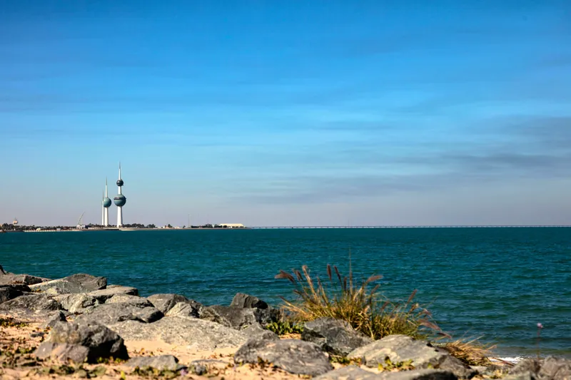 Kuwait City Skyline Break