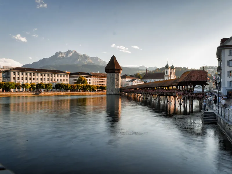 Lucerne Lake + Chapel Bridge